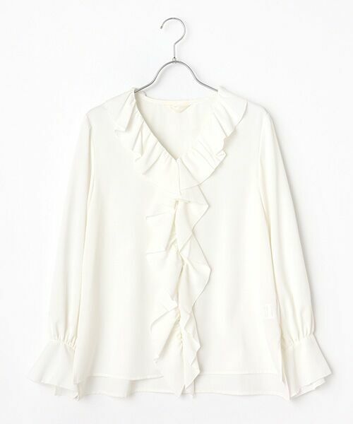 セール】 フリルカラーブラウス （シャツ・ブラウス）｜INGEBORG