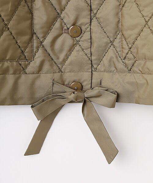 セール】 キルティングカラージャケット （ノーカラージャケット