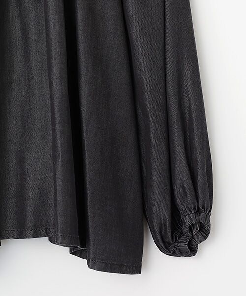 セール】 テンセルデニムタックブラウス （シャツ・ブラウス