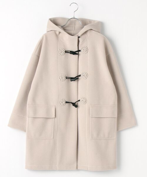 セール】 【OUTLET】モチーフ付きライトダッフルコート （ダッフル