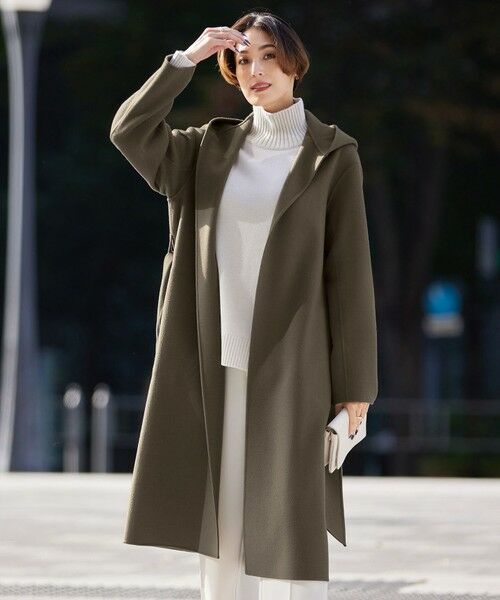 セール】 ウールリバーフーデットコート （その他アウター）｜ICB