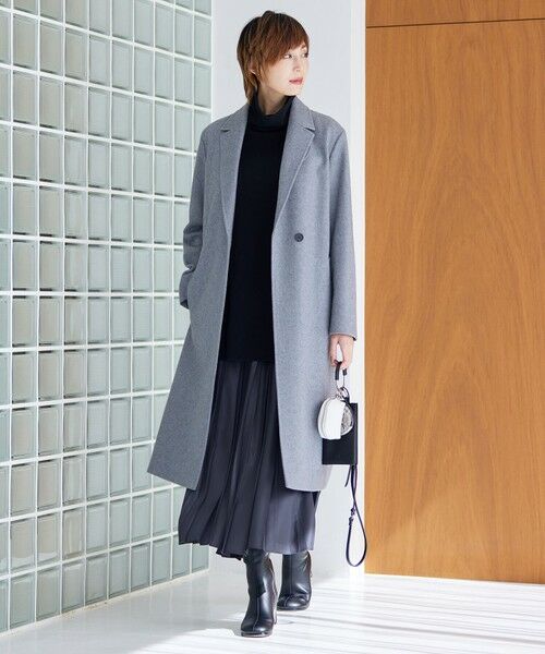 セール】 ウールライトメルトン チェスターコート （その他アウター