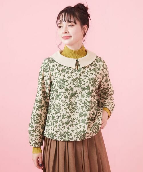 セール】 Vuelta フラワー総刺繍ブラウス （シャツ・ブラウス