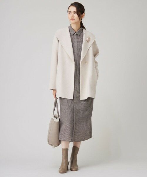 ウールリバーショート コート （その他アウター）｜自由区 / ジユウク