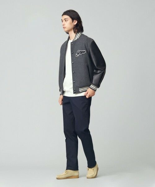 セール】 メルトン カウレザー スタジャン （その他アウター）｜J