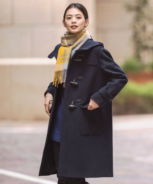 Jackal 140s ソフトメルトン ダッフルコート （ダッフルコート）｜J