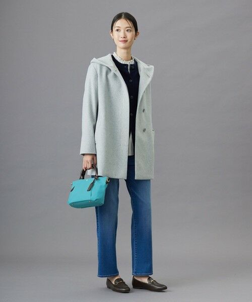 セール】 ショートビーバー フーデット コート （その他アウター）｜J