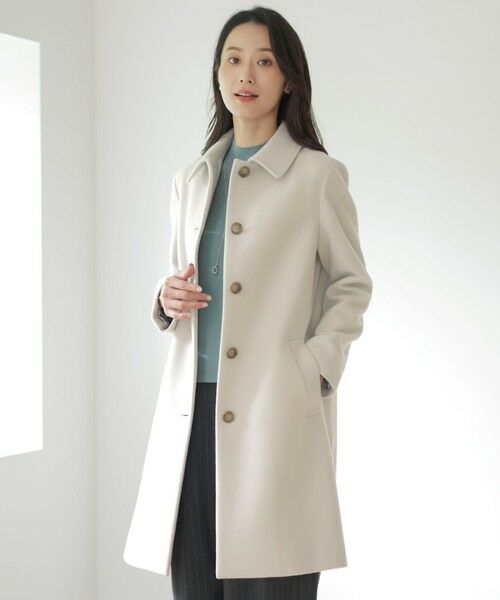 ショートビーバー ステンカラー コート （ステンカラーコート）｜J