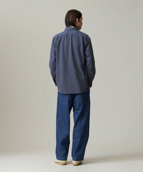 セール】 ウールコットン ダブルカバーツイルシャツ （シャツ