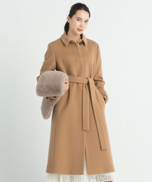 セール】 MENCHI ウールビーバー ステンカラーコート （ステンカラー