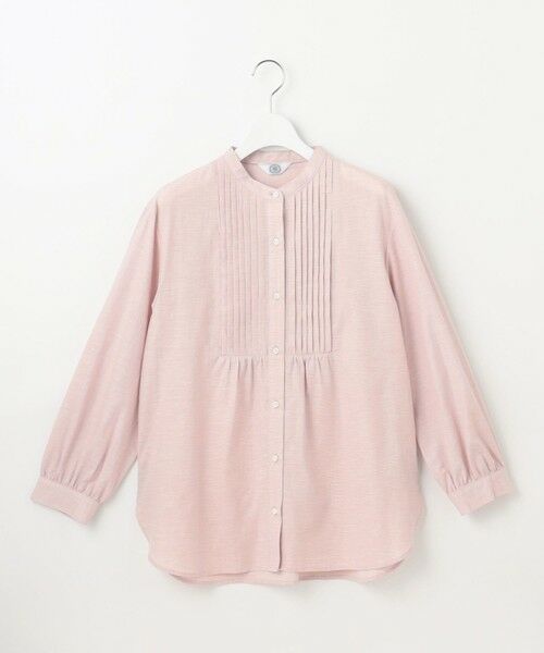 セール】 【洗える】BEZピンチェック ピンタック ブラウス （シャツ