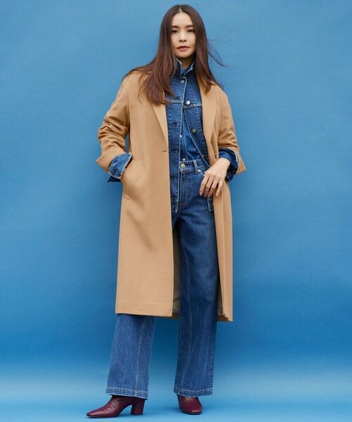 滝沢眞規子さん着用】ウールカシミヤビーバー チェスターコート