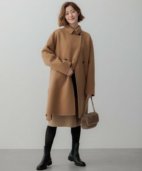 滝沢眞規子さん着用/Oggi掲載】MANTECOPure リバーコート （その他