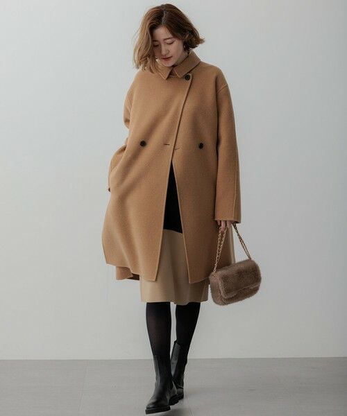 滝沢眞規子さん着用/Oggi掲載】MANTECOPure リバーコート （その他