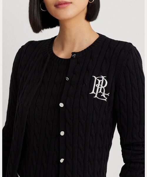 ケーブルニット コットン カーディガン （カーディガン・ボレロ