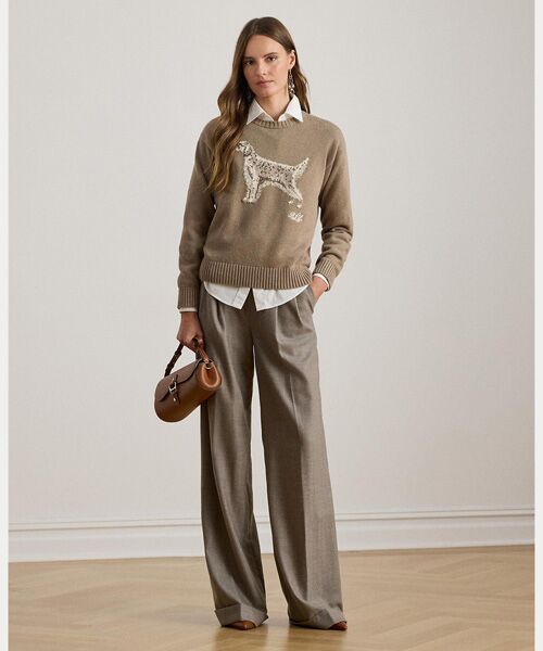 セール】 インターシャニット イングリッシュ セッター セーター