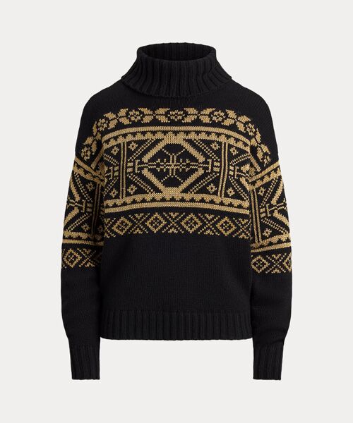 セール】 フェア アイル ウールブレンド タートルネック セーター