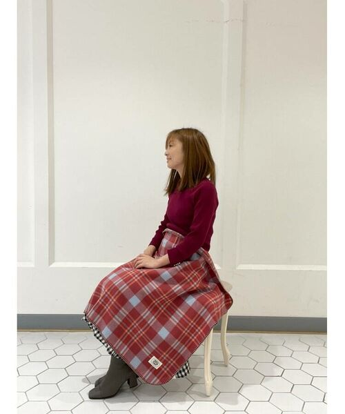 セール】 コルトンチェック柄 ブランケット 100×70cm （その他雑貨