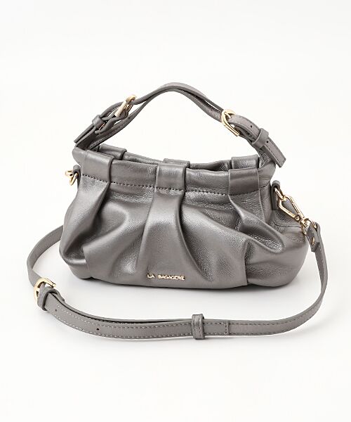 セール】 シープレザー ギャザーミニマムバッグ （ショルダーバッグ