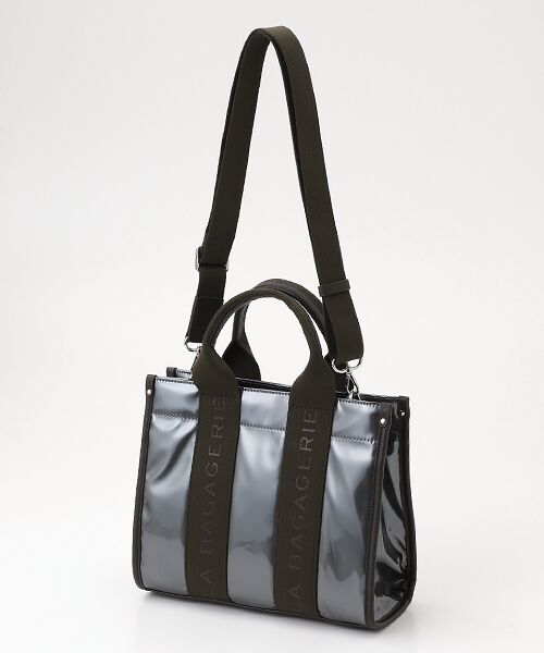 セール】 ソフトエナメル ロゴテープ2WAYトートバッグ Mサイズ