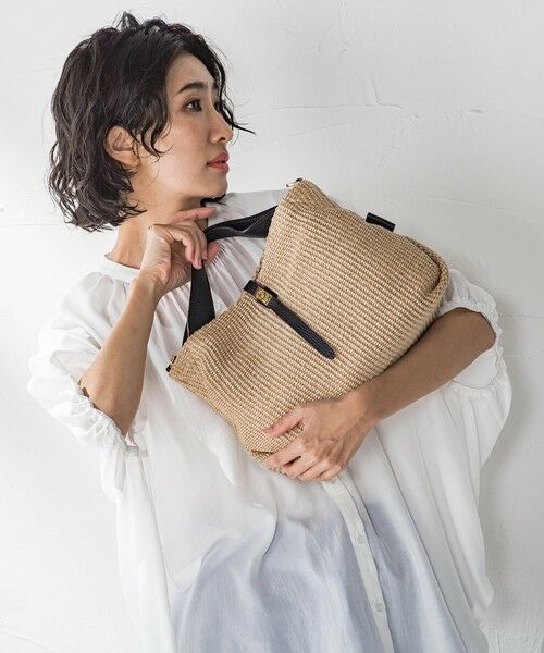 セール】 【VIOLAd'ORO】イタリアンラフィアシート2WAYトートバッグ