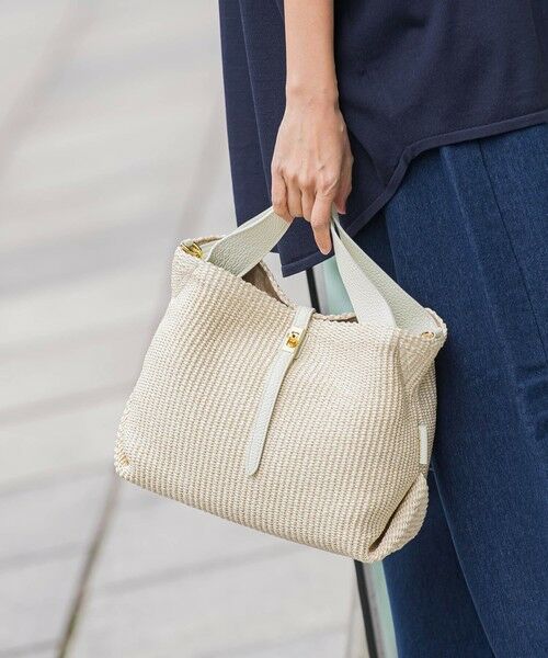 セール】 【VIOLAd'ORO】イタリアンラフィアシート2WAYトートバッグ