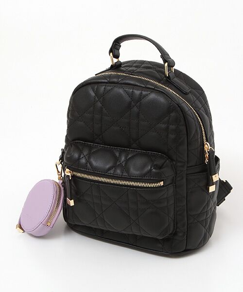 セール】 ポーチ付きキルティングリュック （リュック・バックパック
