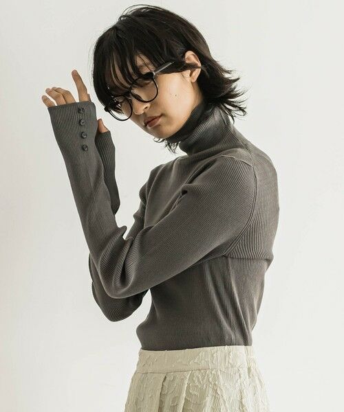 セール】 【カタログ掲載】リブタートルネックニットプルオーバー