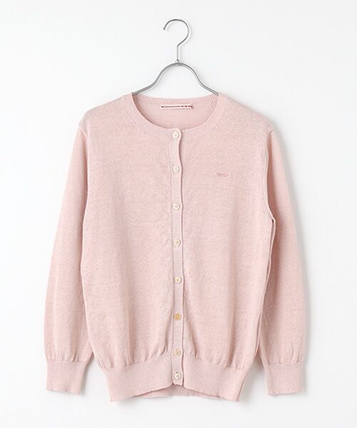 ユーロリネン天竺 クルーネックカーディガン （カーディガン・ボレロ