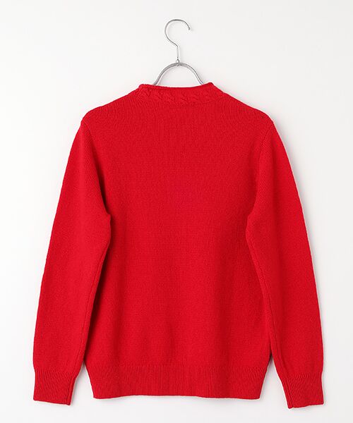 ウールカシミヤ天竺8G ロールネックセーター （ニット・セーター