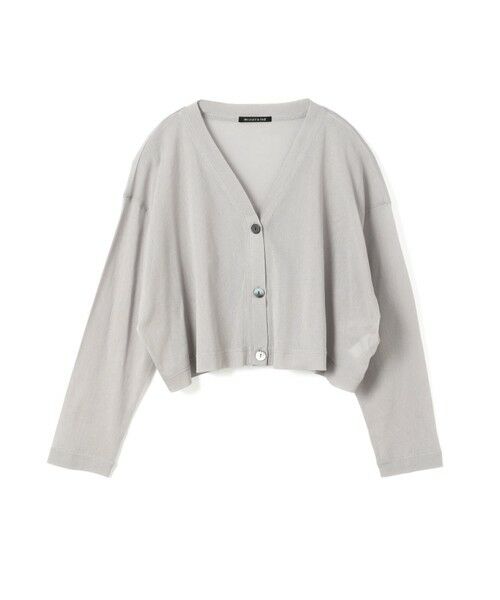 mizuiro ind メッシュVネックショートカーディガン （カーディガン