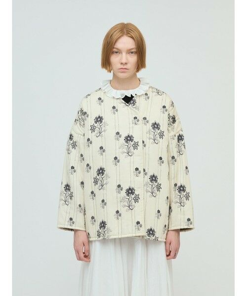 セール】 mizuiro ind プリントキルティングジャケット （その他