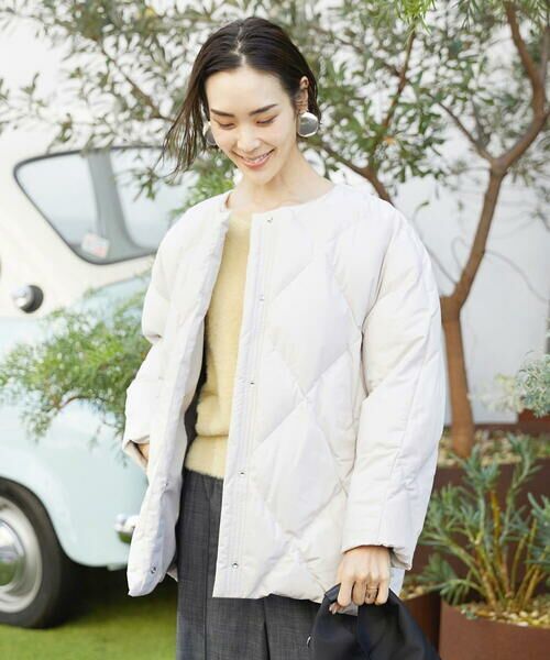 セール】 [撥水素材]ダイヤモンドキルティングダウンコート （ダウン