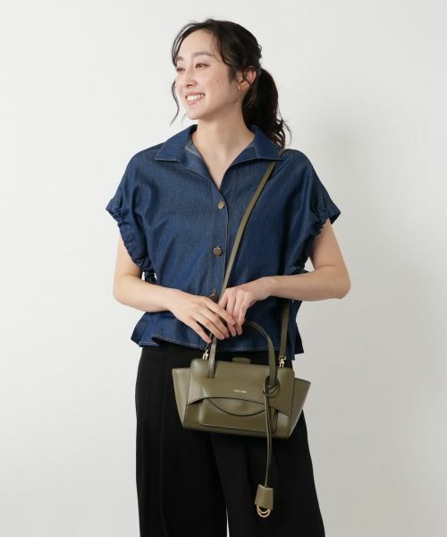 セール】 2WAYフラップレザーバッグ【HIDESINS】 （ハンドバッグ