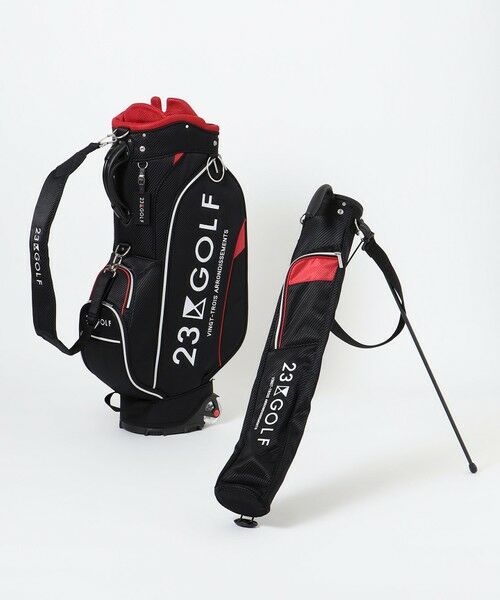 セール】 【キャスター付き】セルフスタンドバッグ内蔵 キャディバッグ