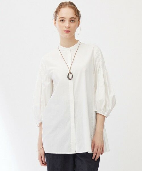 セール】 【Indian Factory】コットンポプリン タックディテール