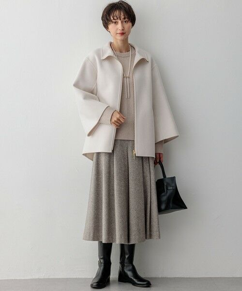 セール】 シルクネップヘリンボーン ガウチョ パンツ （その他パンツ