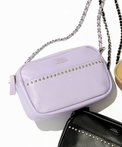 セール】 レザー スタッズ ショルダーバッグ （ショルダーバッグ）｜23