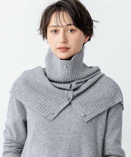 セール】 【見上愛さん着用/洗える】ピュアカシミヤ 2WAY スヌード