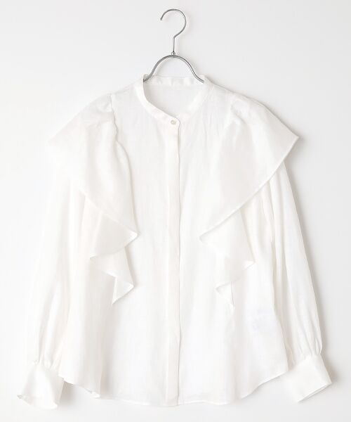 セール】 リネンフリルブラウス （シャツ・ブラウス）｜SEASON STYLE