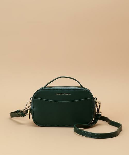 セール】 ダブルジップスクエアショルダーバッグ （ショルダーバッグ