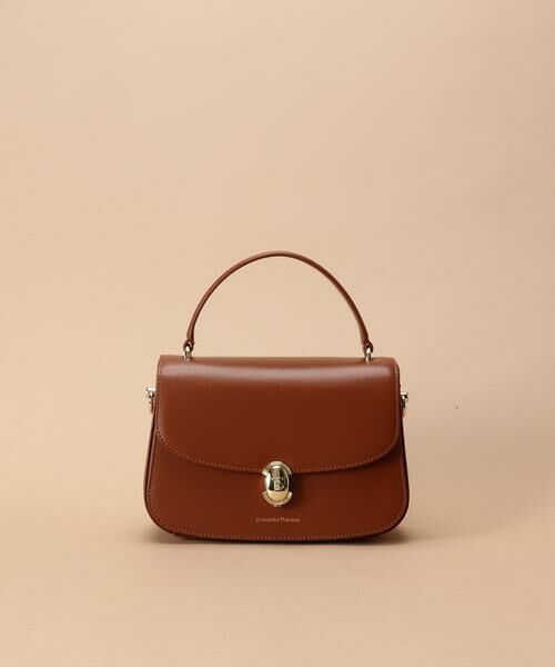 セール】 [日韓共同企画]シンプルスプリットレザーハンドバッグ