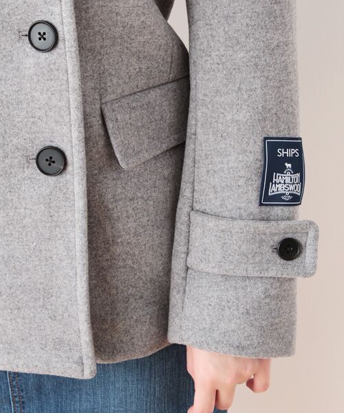 セール】 HAMILTON LAMBSWOOL メルトンPコート （ブルゾン）｜SHIPS