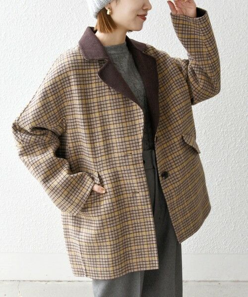 セール】 SHIPS any: リバー テーラード ジャケット コート （その他