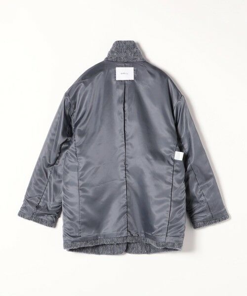 セール】 SHIPS any: ウール ミックス シャギー シングル コート