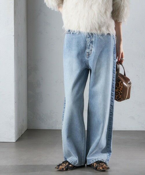 セール】 〈洗濯機可能〉パッチワーク デニム （デニムパンツ）｜SHIPS