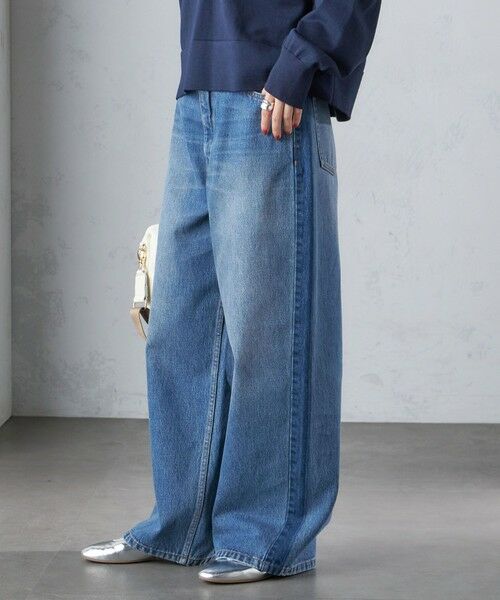 セール】 〈洗濯機可能〉パッチワーク デニム （デニムパンツ）｜SHIPS