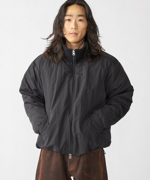 セール】 SHIPS: THERMOLITE(R) パデッド リブ ジャケット （ブルゾン