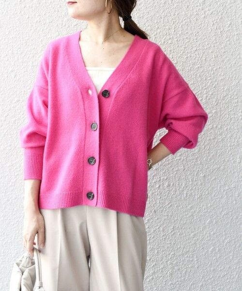 セール】 ウールカシミヤVネックカーディガン2◇ （カーディガン
