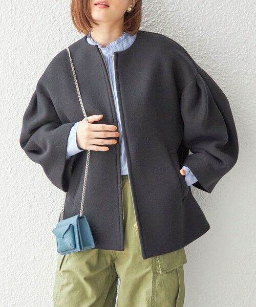 セール】 Bellandi SUPER130 コクーン ショート コート ◇ （その他